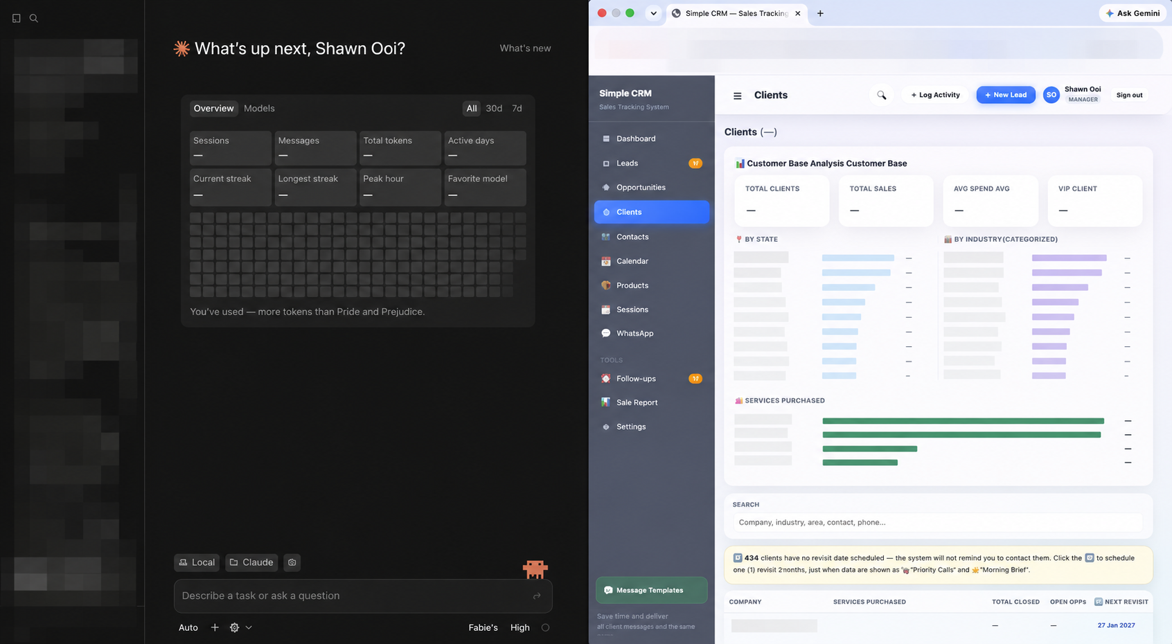 Business AI system example preview